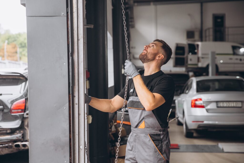 homeowner troubleshooting when garage door opener stops working with remote and control panel